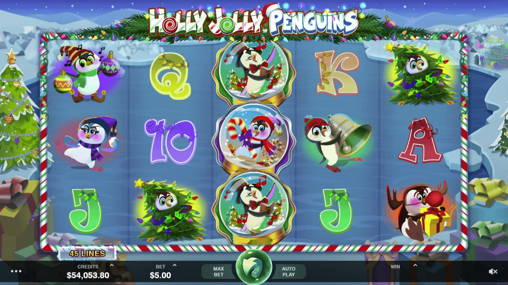 Holly Jolly Penguins Tiny
